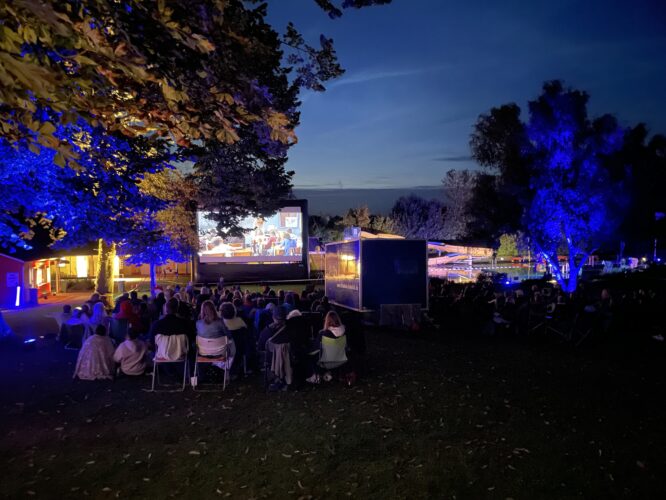 Mondscheinkino im Freibad Dornberg am 16.08.2025